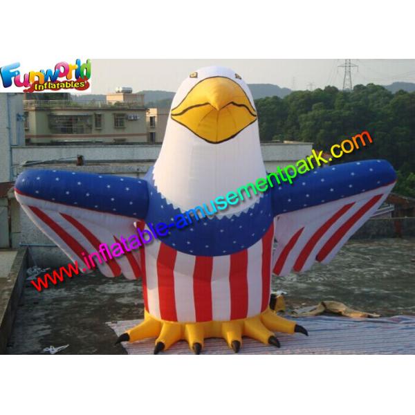 Quality CE EN14960 Giant Advertising Inflatables American Eagle Model With Air Blower wholesale