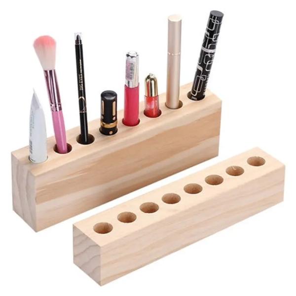 Quality Wooden Essential Oil Display Stand Tabletop Essential Oils Perfume Storage Racks Oil Bottles Holder wholesale