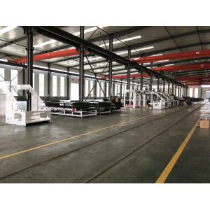 Automatic Corrugated Sheet Pasting Machine PLC Control Double Servo Motors