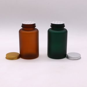 250ML PET Medical Plastic Bottle with Matte/Frosted Finish and Various Color