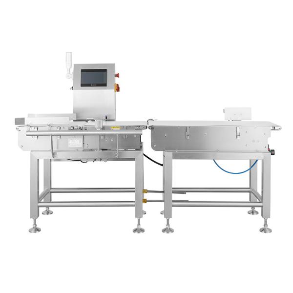 Quality Eighing Range 3-15kg Boxed And Bagged Products Weighet Check Weighing Sorter Dynamic Conveyor Checkweigher With Rejector wholesale
