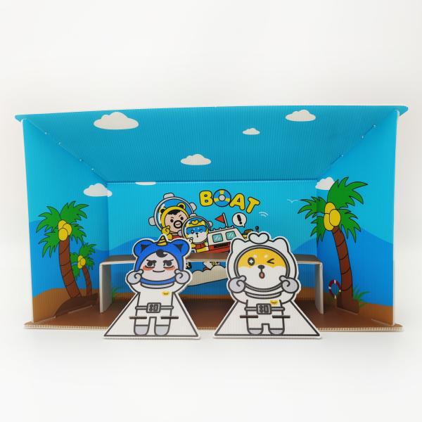 Quality Hollow Sheet Photo Booth Background Hand Carry Toys Presentation Booth wholesale