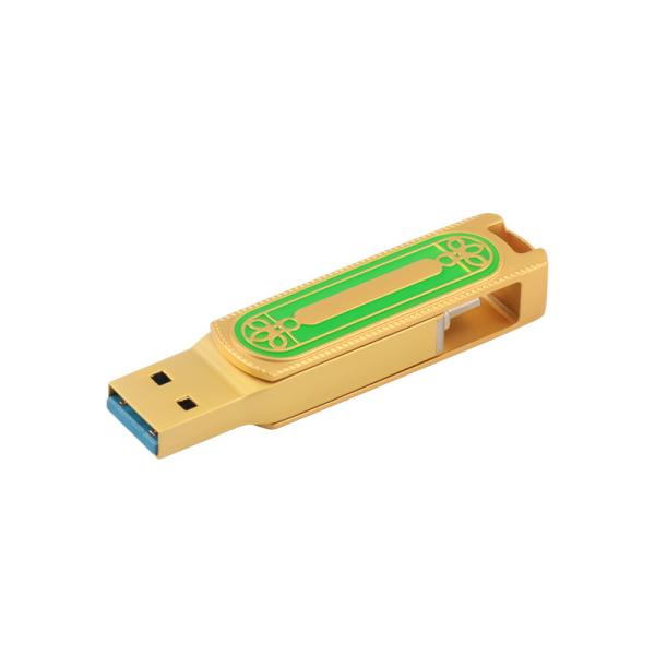 Green And Gold Color Type C USB High Speed 128GB 256GB 512GB 150MBS
