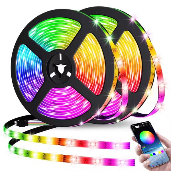 App Control 5V 2835 USB Flexible 5050 RGB Strip Ribbon Diode For Festival