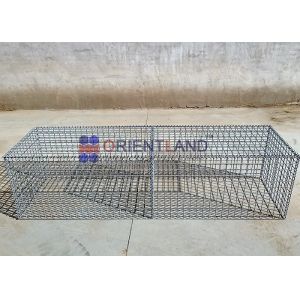 Galvanised Bs En Iso 10244-2 Weldmesh Gabions With Helical Binders