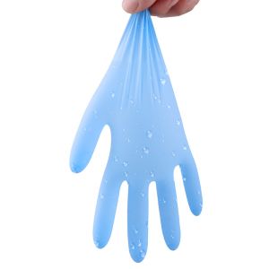 Durable ISO13485 Disposable Nitrile Examination Gloves 240mm Dust Proof