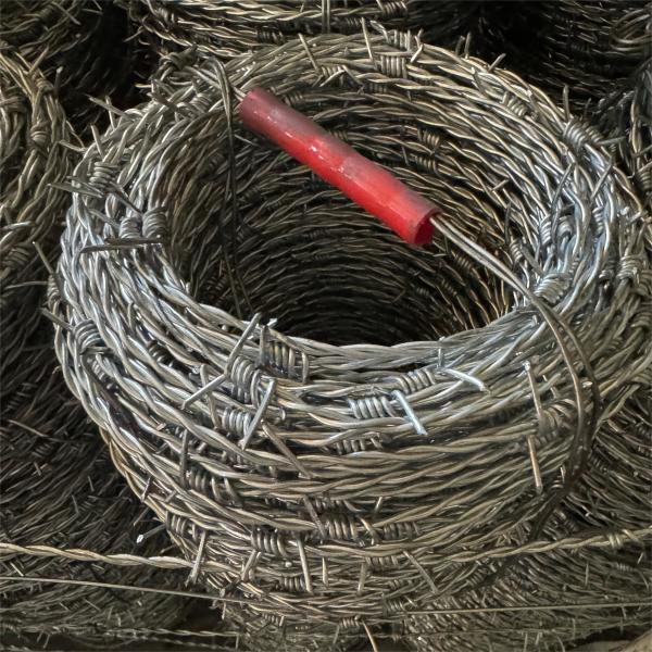 Factory Wholesale Barbed Wire For Border Protection, PVC Or Galvanized Anti-Rust
