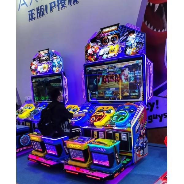 Efficiently Meet Customer Requirements Kids Car Racing Ticket Redemption Game Machine