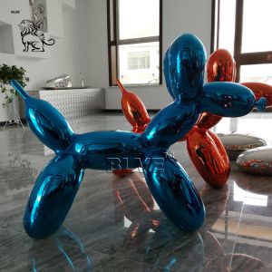 Balloon Dog Stainless Steel Jeff Koons Sculpture Abstract Modern Art Metal