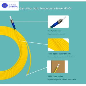 Cheap High-Precision GaAs Fiber Optic Temperature Sensor For Transformer Hotspot Monitoring And EMI-Resistant Applications for sale