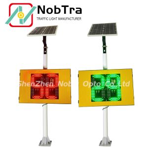 9.1KG Weight Solar Radar Traffic Signal with Phone App Parameter Control