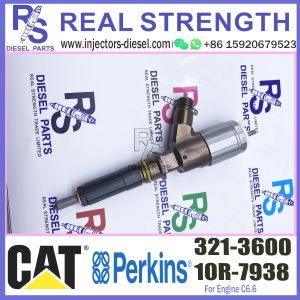 3213600 321-3600 C6.6 Engine Diesel Spare Parts Fuel Injector with CD for Loader