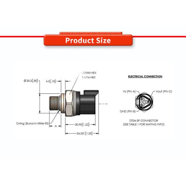 TE Hydrogen Storage and Motive Line Pressure Sensor for Fuel Cell Mobility EC-79 316L