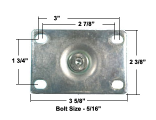 Locking Wheel Red Urethane Casters With Brakes