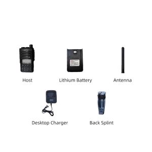 Handheld 5km-10km 3.5mm Conversion Mini Walkie talkie Dual Frequency