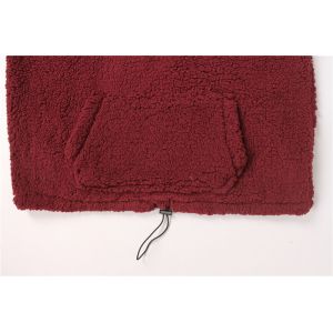 Ladies 100% Polyester 1/4 Zipper Casual Pullover Apparel