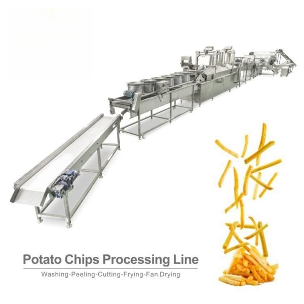 Thermal Processing Frozen Fries Production Line for Volume Manufacturing