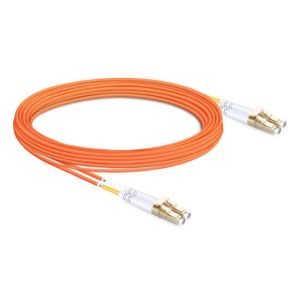 LC UPC To LC UPC PVC (OFNR) Fiber Optic Wire 7m (23ft) Duplex OM2 Multimode