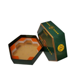 ODM Luxury Packaging Boxes Heterotype Hexagon Cardboard Gift Box