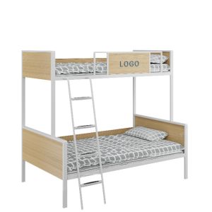 Support customization Sturdy Iron Frame Student Dormitory Bunk Bed for Bedroom