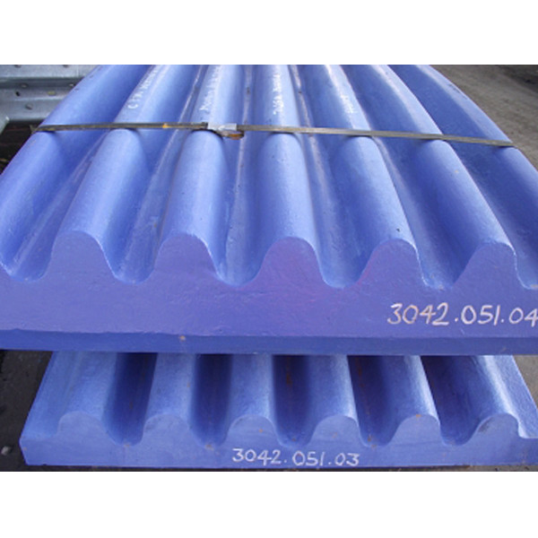 Terex JS Series Jaw Liners jaw crusher spare parts Mn13Cr2 Mn18Cr2 manganese jaw