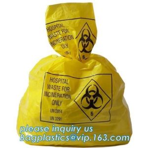 disposable autoclave biohazard bag for medical labs, Biohazard Medical Waste Bag