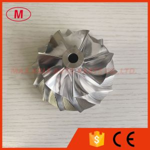 China S300 60.00/83.56mm 172463 7+7 blades turbo milling/aluminum 2618/billet compressor wheel for 177272(S300SX3-60) on sale
