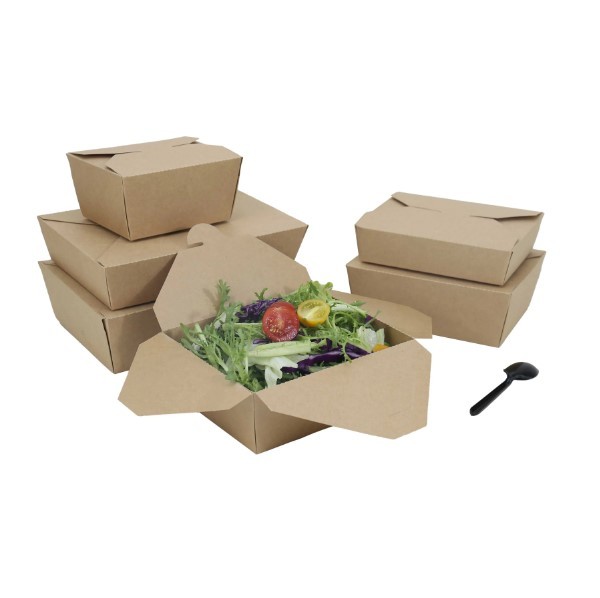 Quality Eco-Friendly Paper Lunch Box with Customizable Design Options wholesale