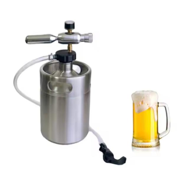 Custom Size Color 2l 3.6l 4l 5l 10l Stainless Steel Portable Drink Beer Barrel