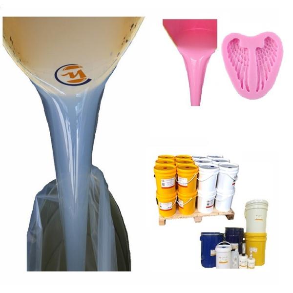 Quality High Viscosity Platinum Silicone Rubber For Angel Wings Silicone Mold Viscosity 7000-9000 cps Mix ratio 1 1 wholesale