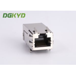 One Port PoE Rj45 Transformer , 1000m Integrated 12 Pin Rj45 For Fiber Optic