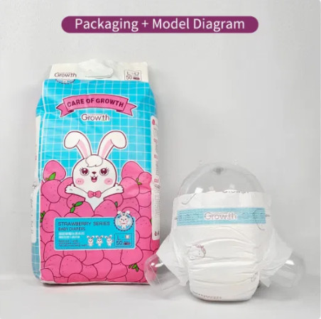 Free samples available stock lots good quality disposable baby tape diapers pull