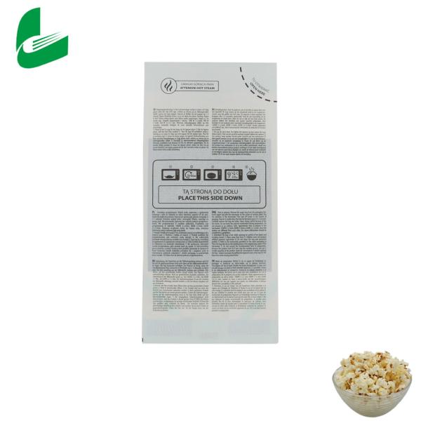Quality Biodegradable Popcorn Bags Custom Logo Printing Made Of 2 Layers*36gsm/39gsm Greaseproof Paper Oil Resistant Kit>10 wholesale
