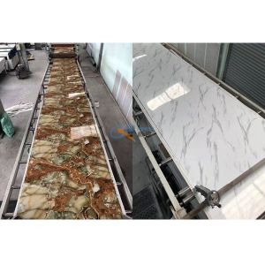 1220mm UV Coating Artificial PVC Marble Sheet Making Machine