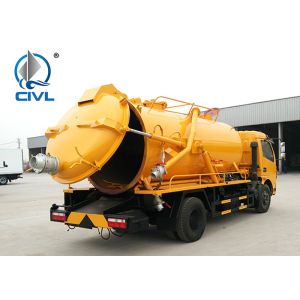 4X2 10cbm Sewage Suction Truck Tank Volume 10m3 / 10000L 160hp Euro 2 Standard