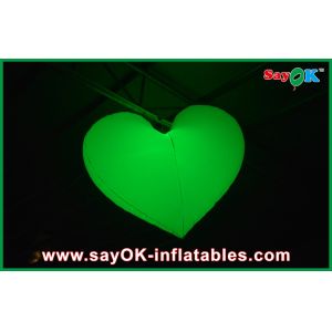 Indoor Wedding Inflatable Lighting Decoration Led Inflatable Heart