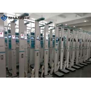 Ultrasonic Coin Operated Weighing Scales Body Analyzer Vending Machine For