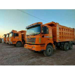 China Shacman F3000 Second Hand Drive Tipper Truck 6*4 Cummins Engine 345hp on sale
