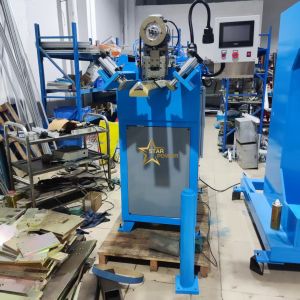 Vertical Seam Round Finishing CNC Outer Sanding Belt Grinding Machine For Manual Sink