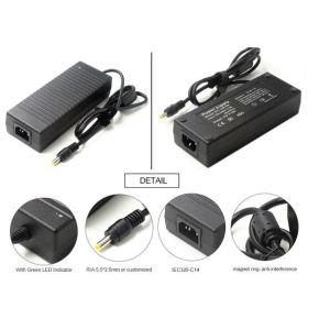 120 Watt 12v Power Adapter Charger Wall Mount For Monitoring Camera , CE Rohs