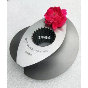 GB Standard 316L Single Flighted Twin Screw Extruder Machine Screw Elements