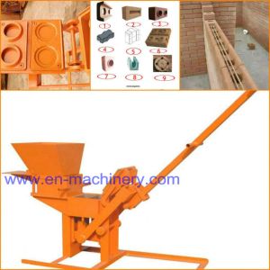 Manual Fly Ash Brick Making Machine 2-40 Manual Compressed Soil Brick Making