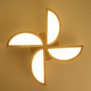 Calypso wood ceiling lamp Fixtures For indoor home Ceiling Decoaration (WH-WA-06