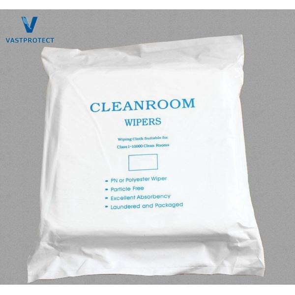 Quality Lint Free 9*9 inch Polyester Microfiber Cleanroom Wipers for Optical Lens Waterproof wholesale