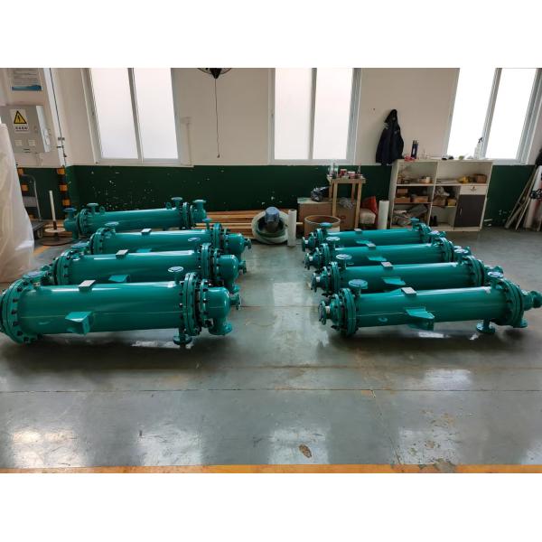 Temperature Teflon Tube Heat Exchanger with 127 Pipes Up To 250 Degrees Celsius