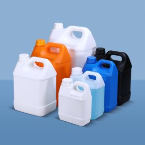 Tranparent 5L HDPE Bottles Oil Drum Jerry Can Plastic Water Container Food Grade