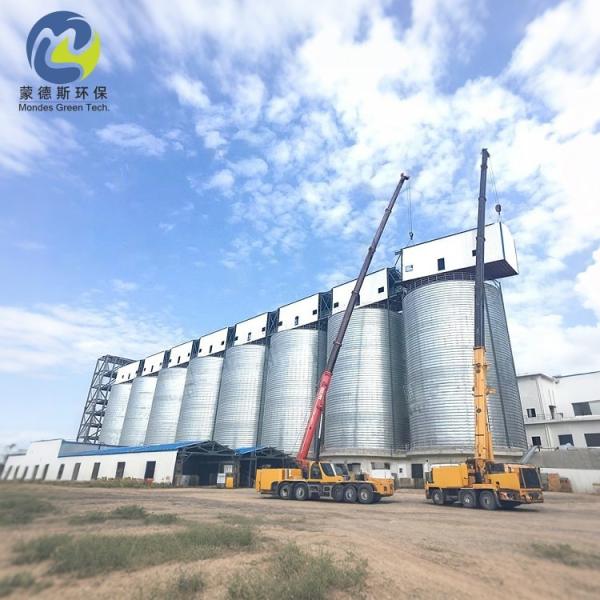 Quality 2mm-6mm Customized Capacity Galvanized Grain Silo Spiral Agricultural Farm Silos wholesale
