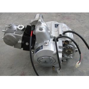 Siver Color Motorcycle Engine Assembly , 50CC Motorcycle Engine Manual Clutch