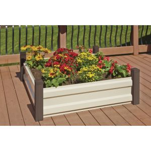 60x60x30cm Anti-Rusting Raised Metal Square Raised Garden Bed Kit