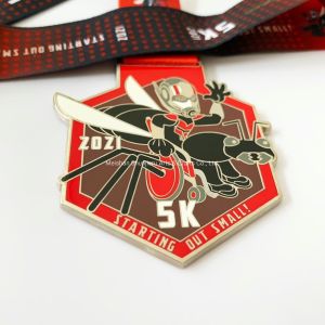 Cheap Uv Printing Swimming Cycling Single Custom Medal Personalized Award Medals for sale